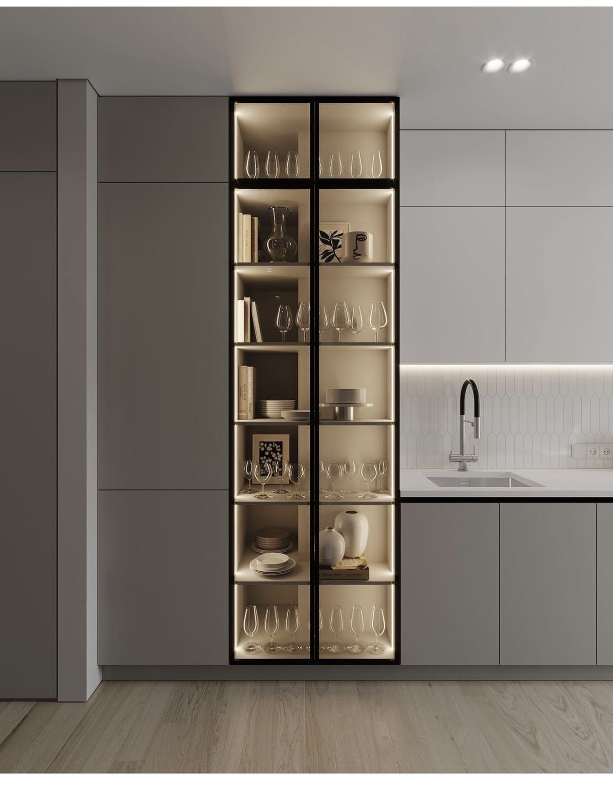 GLASS CABINET LUXURY